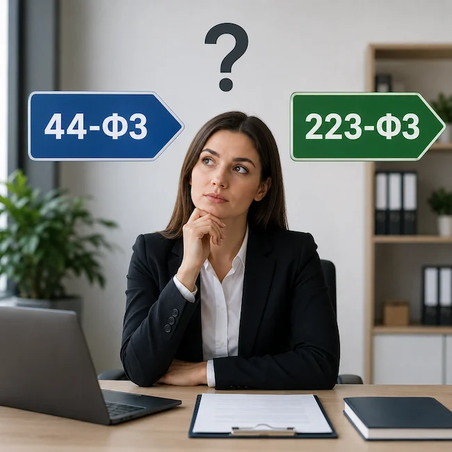 Сравнение обучения по 44-ФЗ и 223-ФЗ